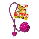 Bola Recheavel Hercules com Corda aroma Carne para cachorro - New York Pets