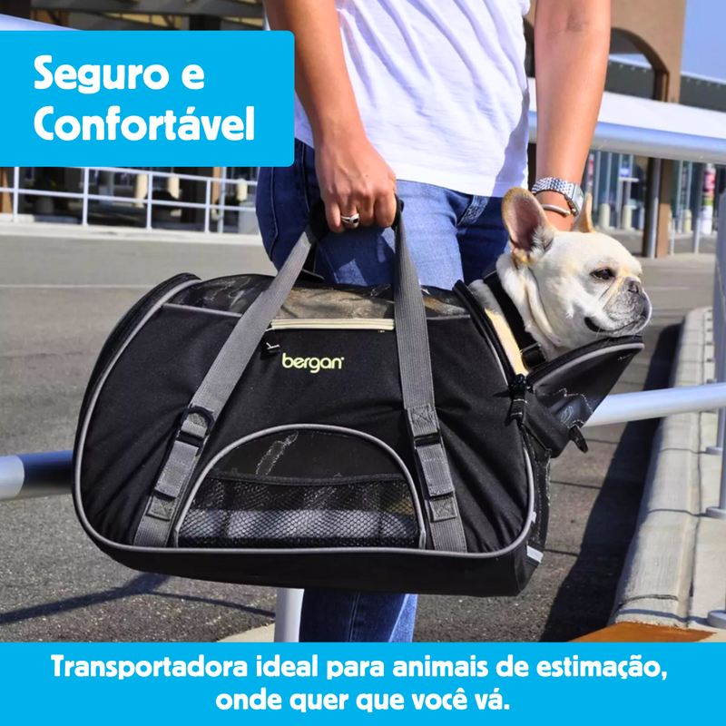 Bolsa De Transporte Bergan Comfort Carries para Cachorros e Gatos