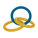 Brinquedo cabo de guerra cachorro Corrente Tripla Invincible Grande - New York Pets