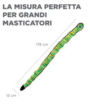 Brinquedo Cobra Longa para Cachorro Invincibles Snake XXG 1,78Metros - New York Pets