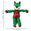 Brinquedo KONG Holiday Floppy Knots Fox Sm/Md - Raposa de Pelúcia com Corda - New York Pets