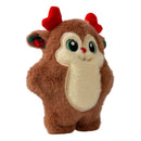 Brinquedo KONG Holiday Snuzzles Reindeer - Pelúcia Plana com Apito - New York Pets