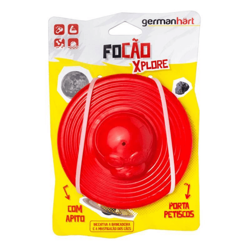 Brinquedo Recheável Disco Flutuante Focao Xplore Germanhart para cachorro - New York Pets