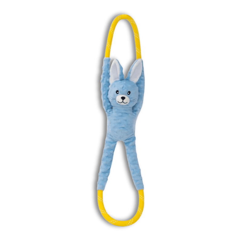 Cabo de Guerra de Pelucia modelo Coelho da Zippy Paws - New York Pets