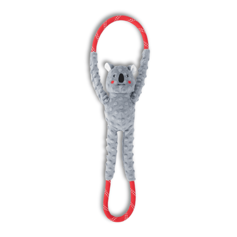 Cabo de Guerra de Pelucia modelo Koala da Zippy Paws - New York Pets