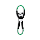 Cabo de Guerra de Pelucia modelo Panda da Zippy Paws - New York Pets