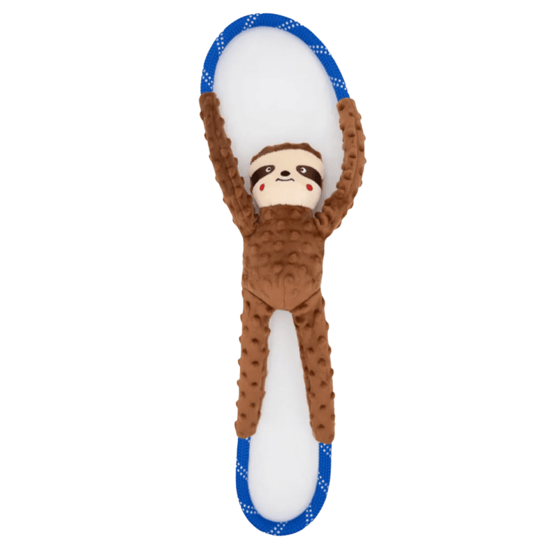 Cabo de Guerra de Pelucia modelo Preguiça da Zippy Paws - New York Pets