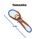 Cabo de Guerra de Pelucia modelo Preguiça da Zippy Paws - New York Pets