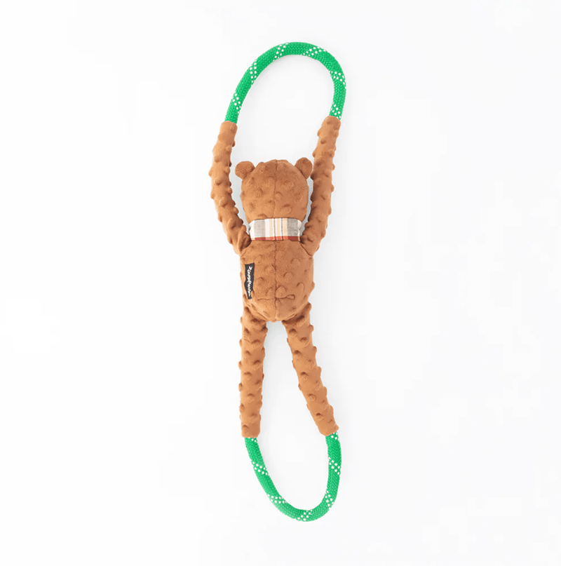 Cabo de Guerra de Pelucia modelo Ursinho Fashion da Zippy Paws - New York Pets