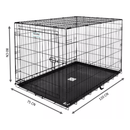 Caixa De Arame Cercado Gaiola Para Cães E Gatos Até - PRO VALU CRATE 48" ATÉ 57KG - New York Pets