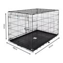 Caixa De Arame Cercado Gaiola Para Cães E Gatos - PRO VALU CRATE 30" ATÉ 23KG - New York Pets