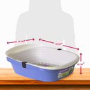 Caixa De Areia Sifting Litter Pan Com Peneira Para Gatos - New York Pets