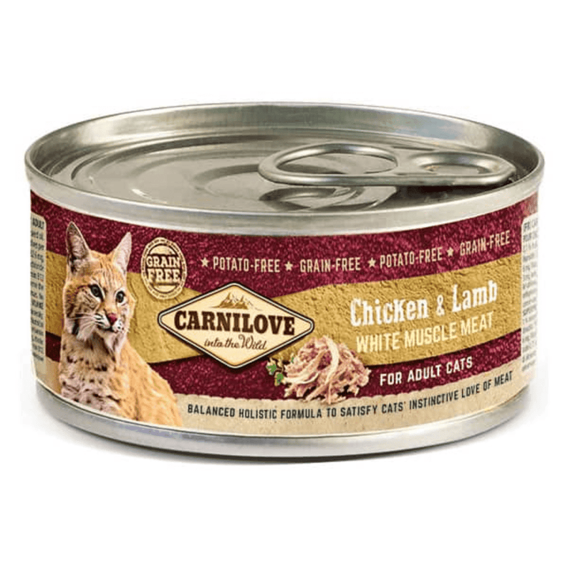 Carnilove Cat Cans – Frango e Cordeiro – Comida Úmida Para Gatos - New York Pets