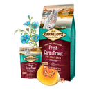 CARNILOVE Fresh Carp & Trout para Gatos Castrados: A dieta "raiz" para quem vive no sofá - New York Pets