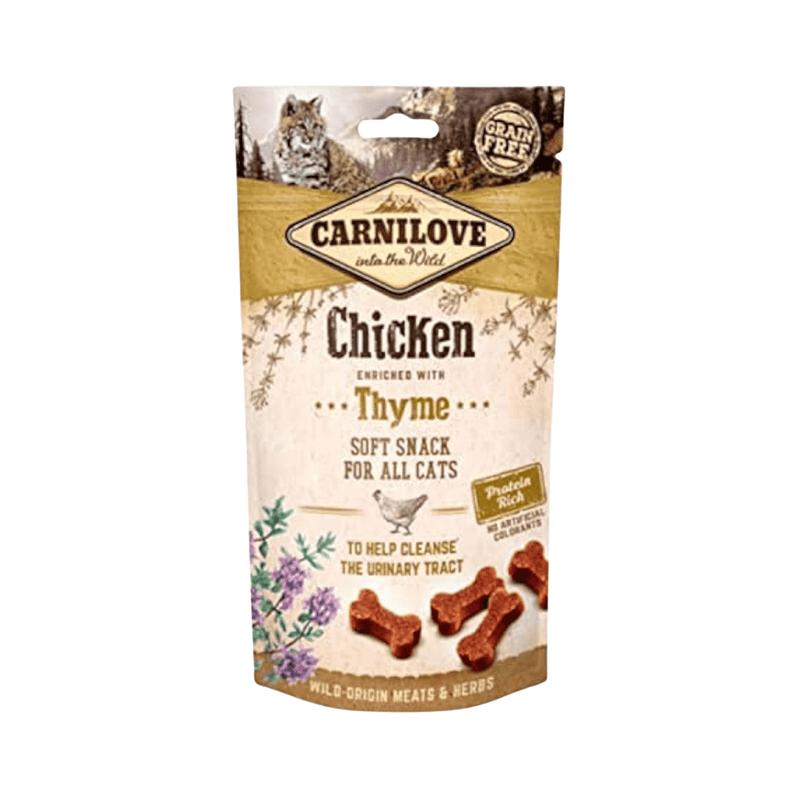 Carnilove Semi - Moist Frango com Tomilho – Petisco Natural Semirrígido | Gatos Adultos e Sensíveis - New York Pets