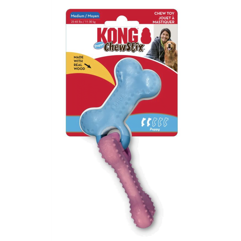 Brinquedo para Filhotes Kong ChewStix Link Bones