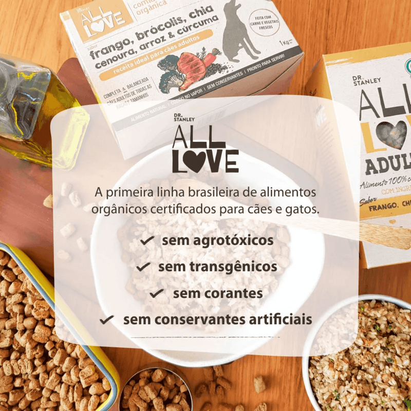 Comidinha Orgânica All Love para Cães Gulosos | Alimento Natural - New York Pets