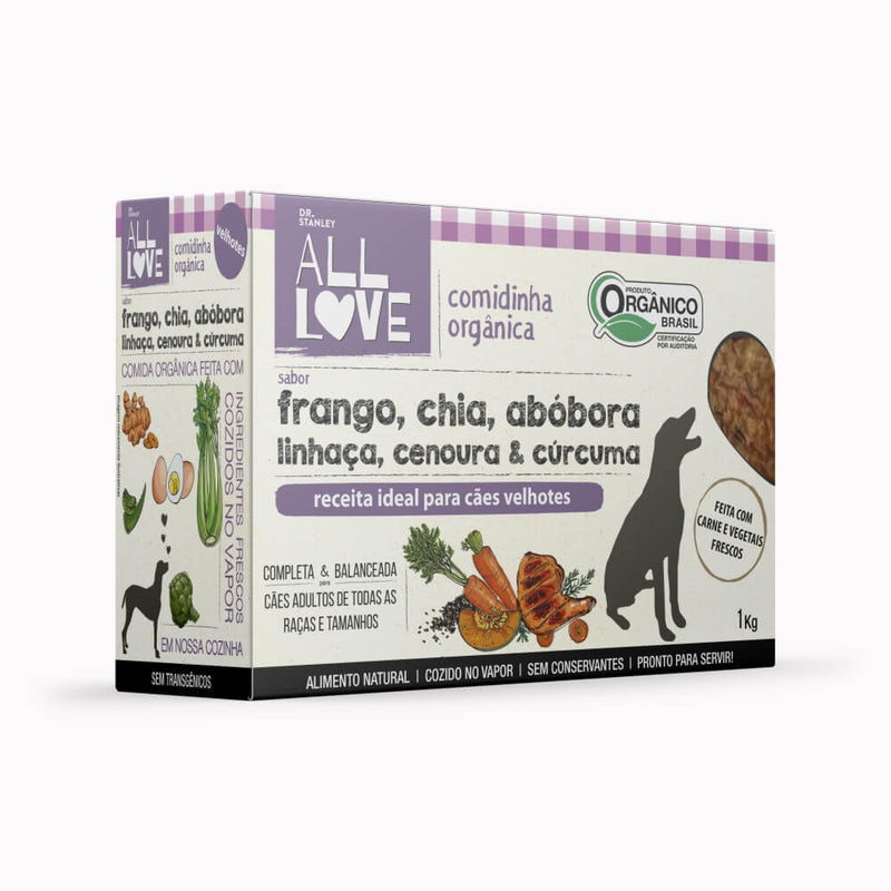 Comidinha Orgânica All Love para Cães Velhotes | Alimento Natural - New York Pets