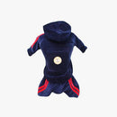 Conjunto Esporte Plush Marinho 4 Patas - New York Pets