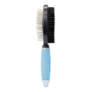Escova Dupla GermanHart Beauty Saloon Cabo em Gel Azul sem bolinha - New York Pets