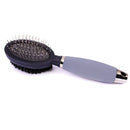 Escova Dupla GermanHart Beauty Saloon Cabo em Gel Cinza sem bolinha - New York Pets
