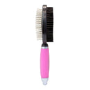 Escova Dupla GermanHart Beauty Saloon Cabo em Gel Rosa sem bolinha - New York Pets