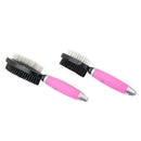 Escova Dupla GermanHart Beauty Saloon Cabo em Gel Rosa sem bolinha - New York Pets