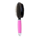 Escova Dupla GermanHart Beauty Saloon Cabo em Gel Rosa sem bolinha - New York Pets