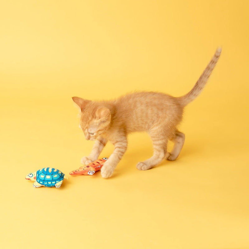 Brinquedo Tartaruga Fatcat Crackler Para Gato com Catnip