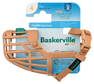 Focinheira Baskerville Classic Muzle  Bege - Tamanhos 1 ao 10
