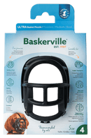 Focinheira Baskerville Preta Grande - Tamanho 4 - New York Pets