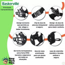 Focinheira Baskerville Preta XG - Tamanho 5 - New York Pets