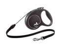 Guia Retratil Flexi Black Design Fita - 5 Metros p/ cães - New York Pets