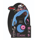 Guia Retrátil Flexi New Classic Corda Azul 5 Metros - New York Pets