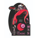 Guia Retrátil Flexi New Classic Corda Vermelho 5 Metros - New York Pets