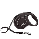 Guia Retrátil Flexi New Classic Preto Fita 5 Metros - New York Pets