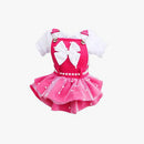 Jardineira Perolas Rosa - New York Pets