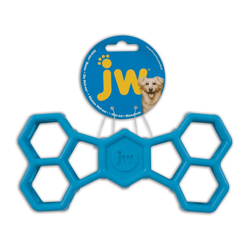 JW Holee Bone Grande – Brinquedo Recheável para Cachorros - New York Pets