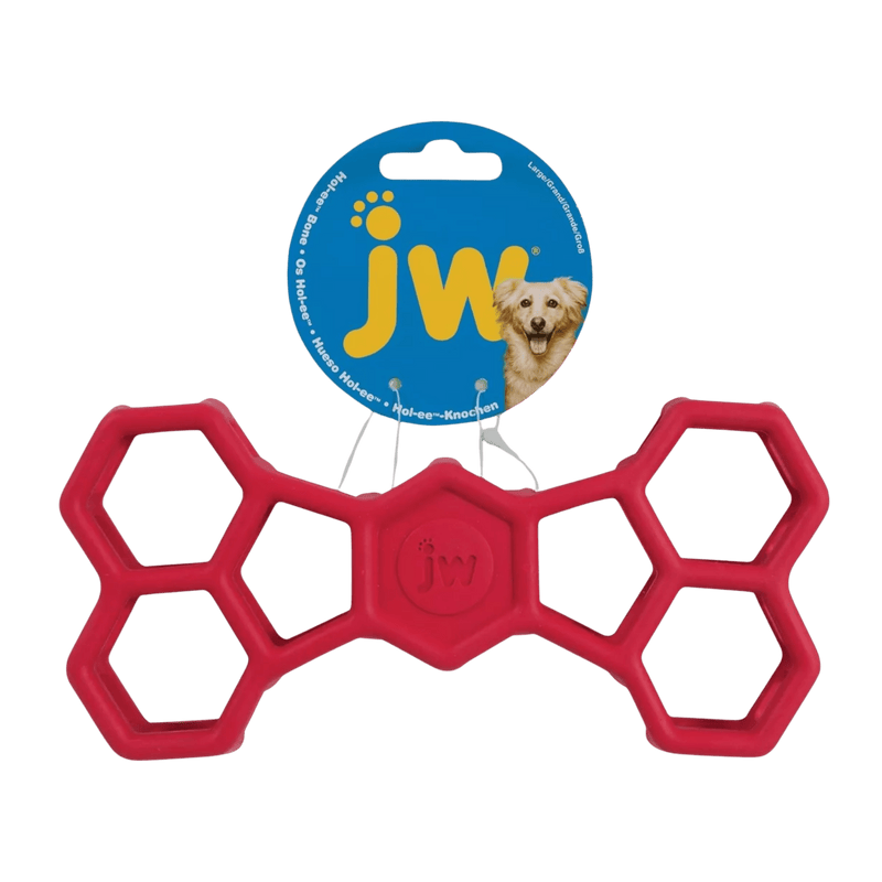 JW Holee Bone Grande – Brinquedo Recheável para Cachorros - New York Pets