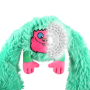 King Kong 2 em 1 Petta – Pelúcia Interativa com Bola Interna Sonora - New York Pets