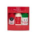 Kit 3 Brinquedos de Natal para Cachorro Holiday Happy Hour Crusherz - ZippyPaws - New York Pets
