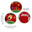 Kit 6 Bolas Kong SqueakAir para Cachorro - Natal - New York Pets