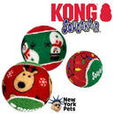 Kit 6 Bolas Kong SqueakAir para Cachorro - Natal - New York Pets