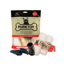 Kit de Chifre Casco e Ossos Bovinos para Raças Grandes Puretoy - New York Pets
