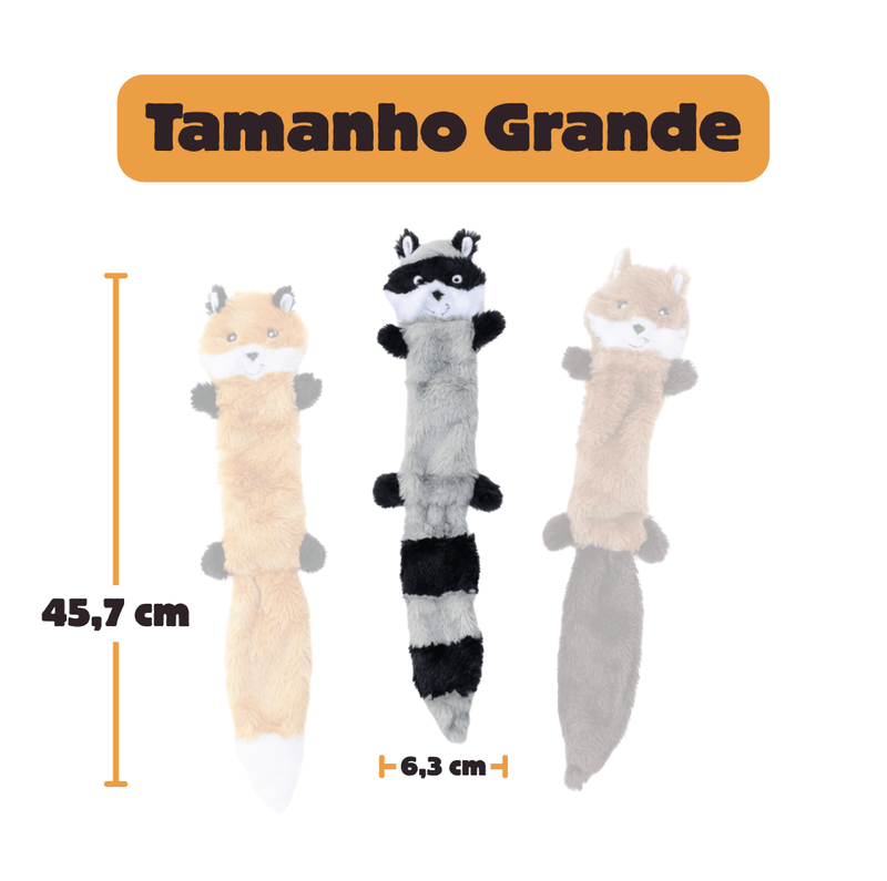 Kit de Pelúcia para Cachorro com 3 unidades Zippy Paws Peltz - New York Pets