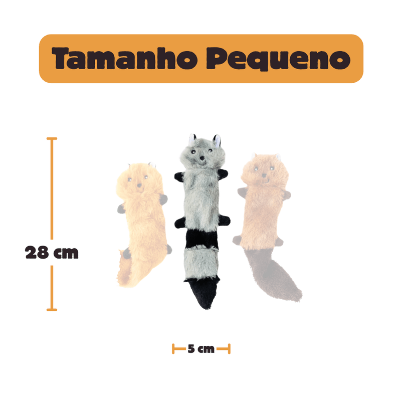 Kit de Pelúcia para Cachorro com 3 unidades Zippy Paws Peltz - New York Pets