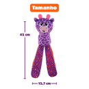 Kit Soft Time - Pelucias para Cães Pequenos Kong Hipopotamo, Girafa e Elefante - New York Pets