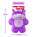 Kit Soft Time - Pelucias para Cães Pequenos Kong Hipopotamo, Girafa e Elefante - New York Pets