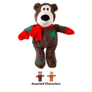 KONG Holiday Wild Knots Bear Jumbo - Urso de Pelúcia com Corda Interna - New York Pets