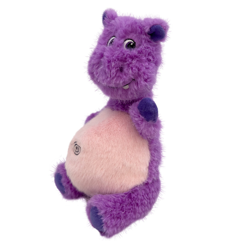 Kong Knots Belly Hippo – Pelucia com Corda para Cachorro